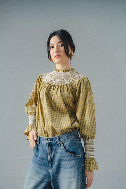 KATE BLOUSE IN MARIGOLD