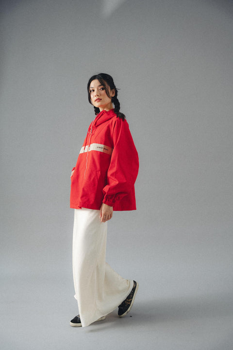LEON PARKA IN VERMILION