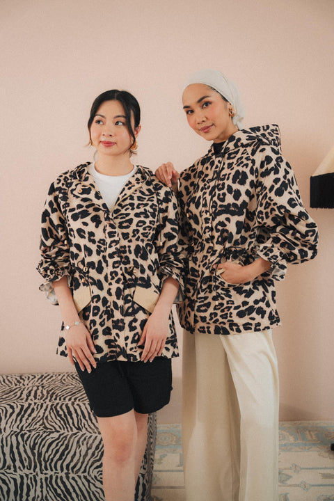 LE COOL PARKA IN LEOPARD