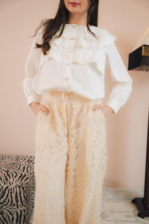 ZELDA BALLOON TROUSERS IN CHANTILLY