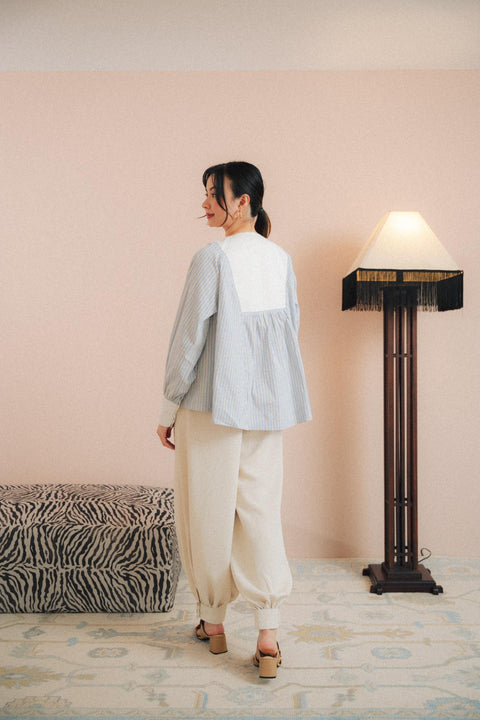 ZADIE BLOUSE IN SUMMER BLUE