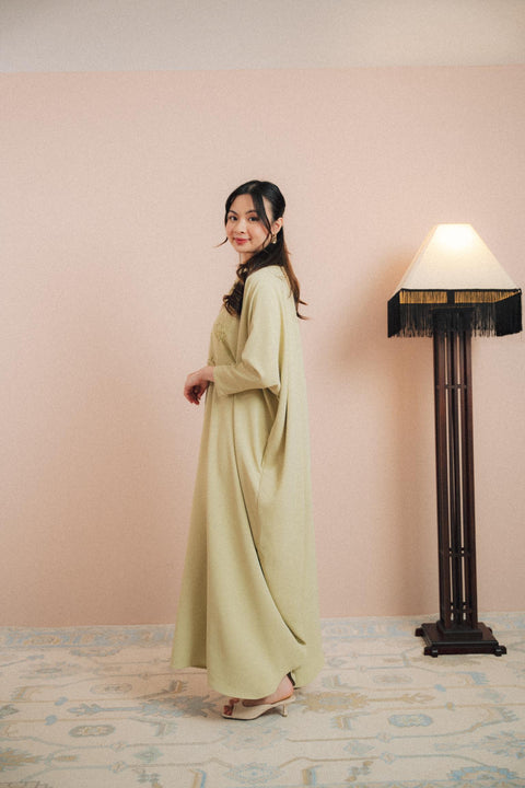 NAHLA KAFTAN IN SAGE