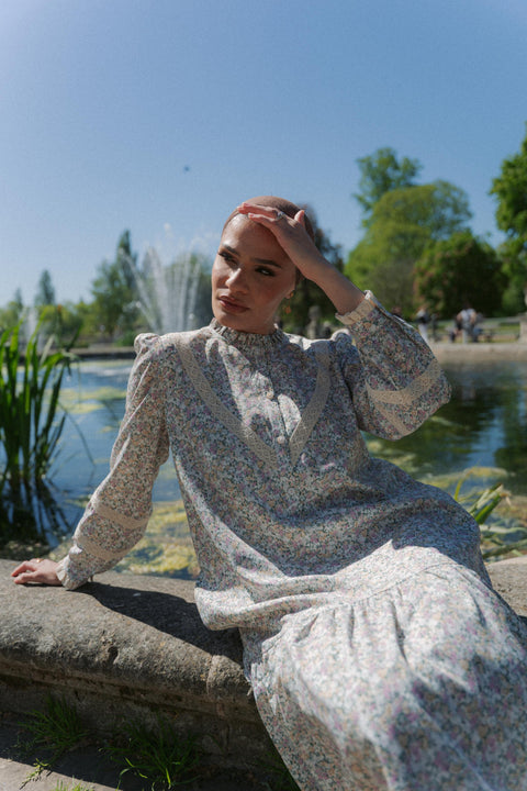 LUNDI DRESS IN PRIMROSE