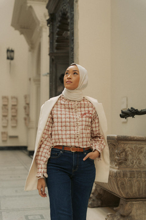 BALZAC SHIRT IN CHERRY GINGHAM