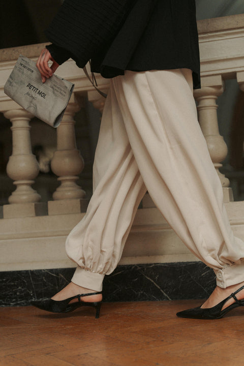 SOLENE TROUSERS IN VANILLE