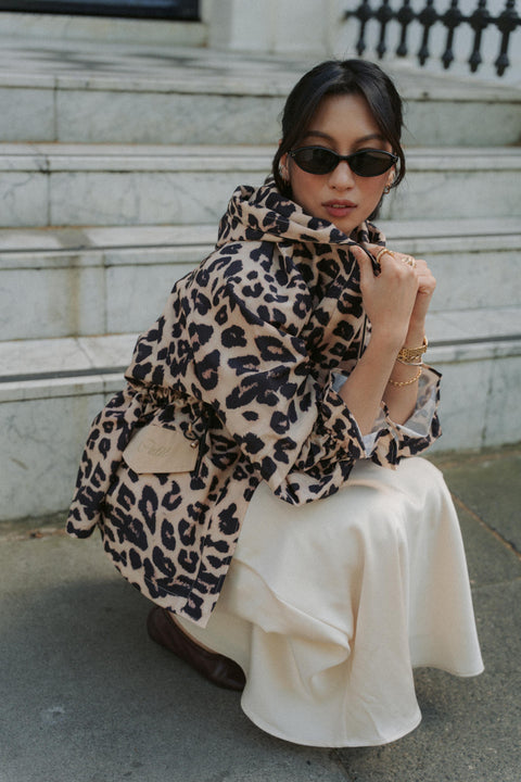 LE COOL PARKA IN LEOPARD