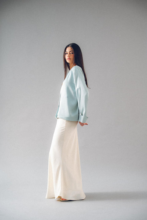 AKxPM ANGEL BLOUSE IN DAYDREAM BLUE