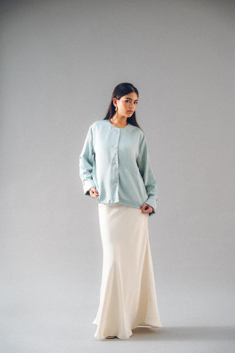 AKxPM ANGEL BLOUSE IN DAYDREAM BLUE