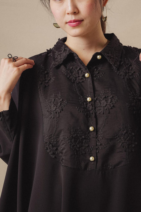 NAHLA KAFTAN IN NOIR