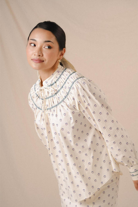 YASMINE KURUNG IN CORNFLOWER