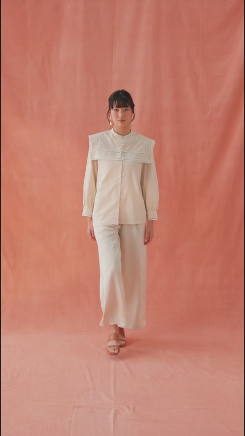 ANxPM ALESSA PICOT BLOUSE