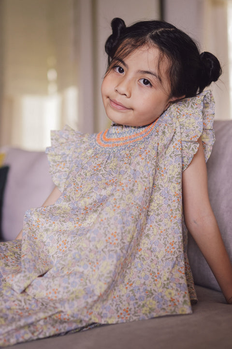 POPPY KURUNG IN PASTEL FLORAL