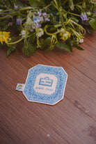 High quality blue bingka coaster by Petit Moi