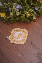 High quality yellow bingka coaster by Petit Moi