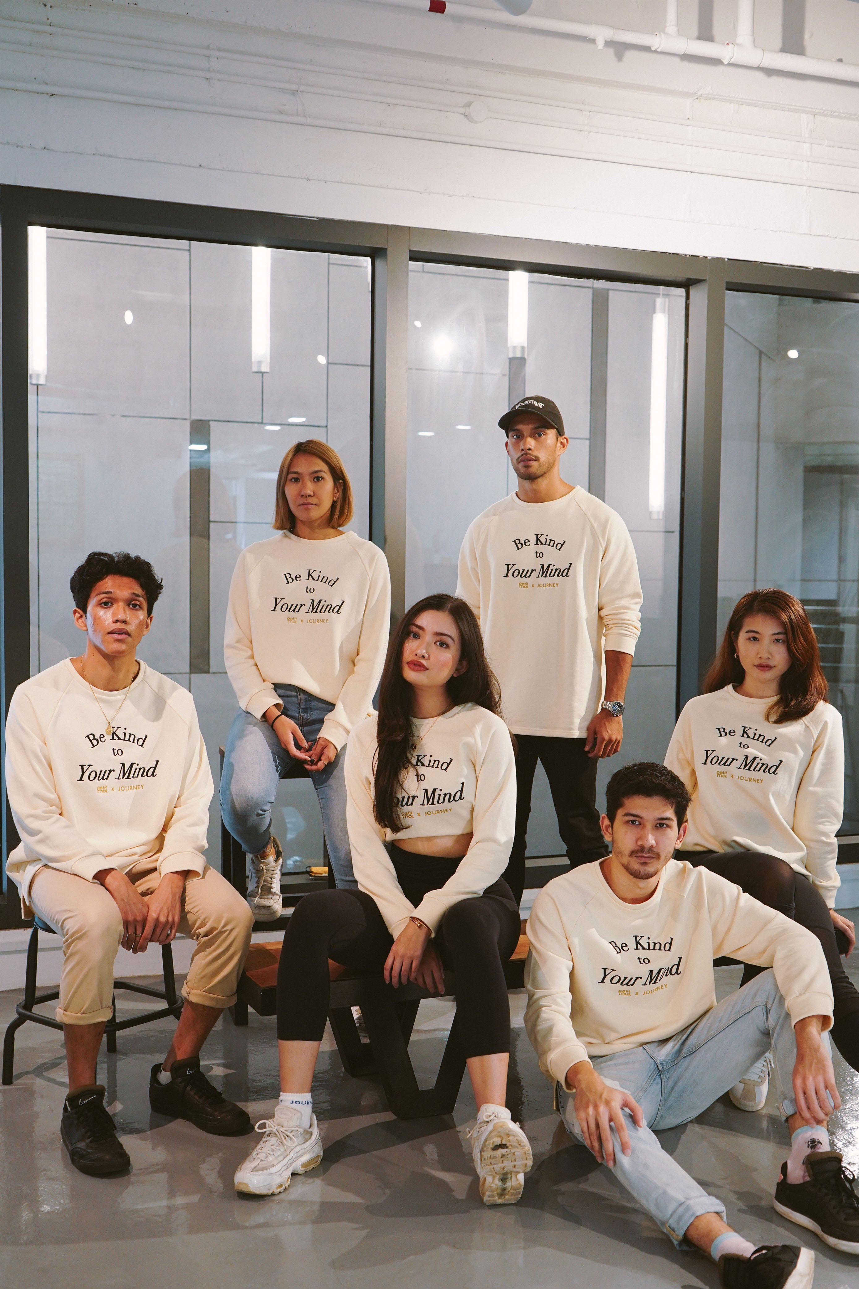 friends in high quality matching jumpers by Petit Moi