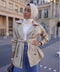 female model in paris posing in comfortable and high quality trench coat