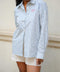 LE BOYFRIEND SHIRT IN BLUE STRIPES
