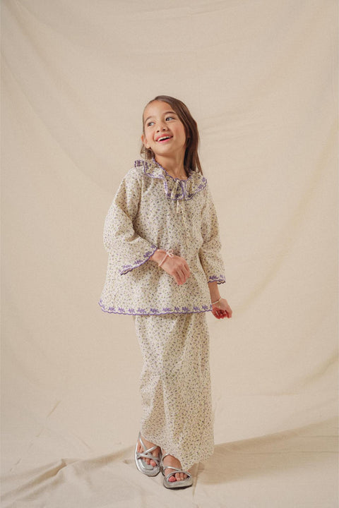 BLOOM KURUNG IN VIOLET
