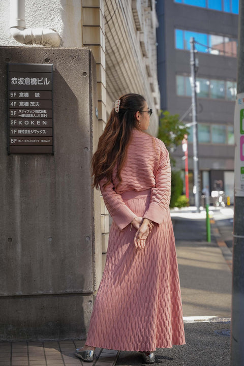 NUVOLA KNIT SWEATER IN SAKURA