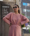 NUVOLA KNIT SWEATER IN SAKURA