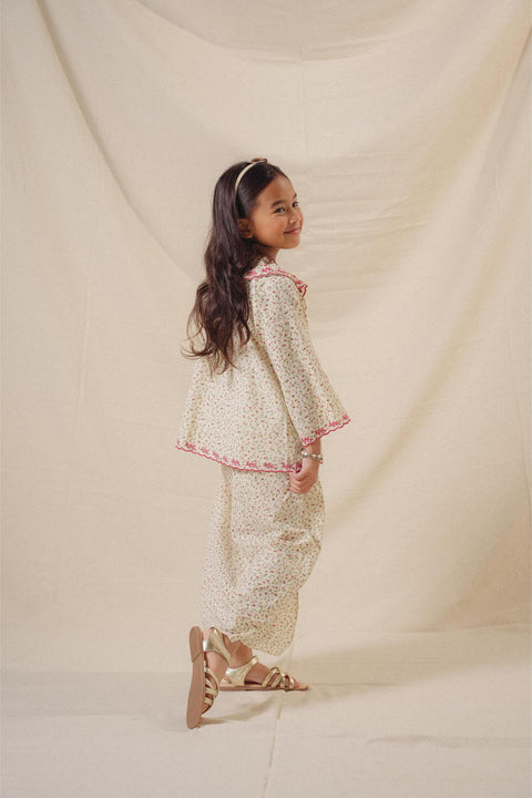 BLOOM KURUNG IN CERISE