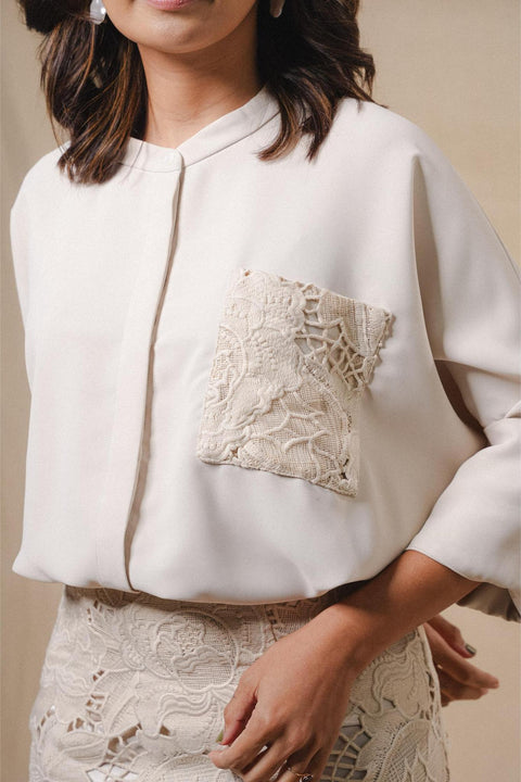 EVE TOP IN IVORY