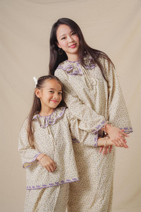 BLOOM KURUNG IN VIOLET
