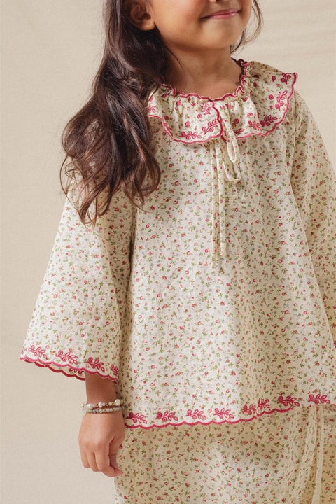 BLOOM KURUNG IN CERISE