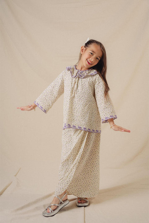 BLOOM KURUNG IN VIOLET
