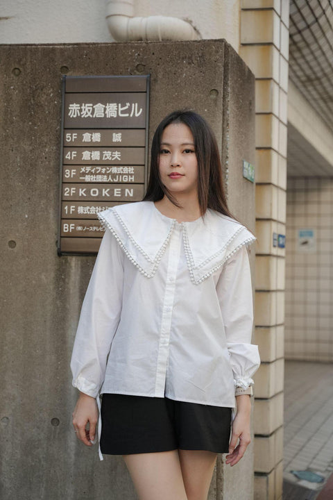 HANA SHIRT IN ECRU