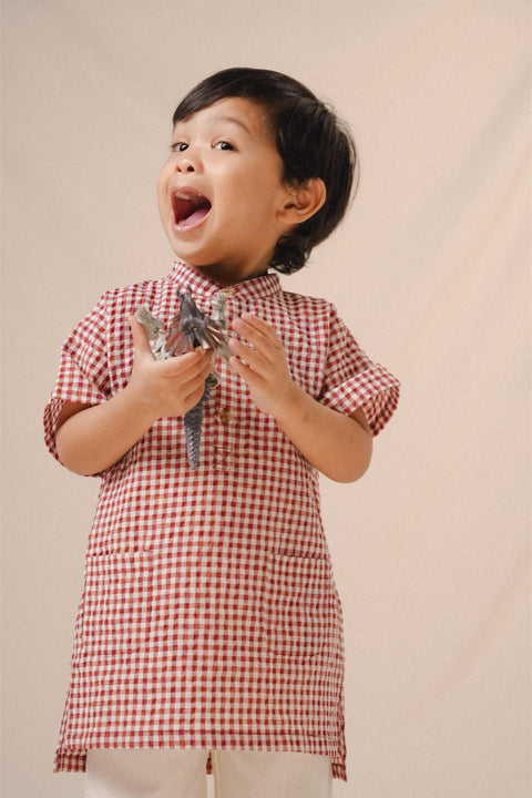 TOHA IN RUBY GINGHAM