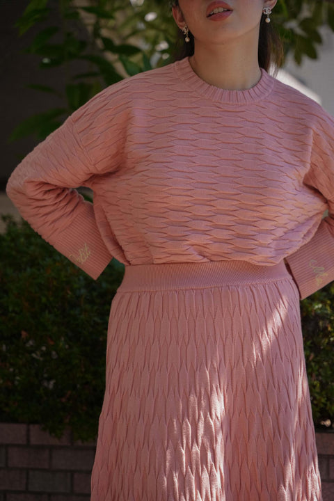 NUVOLA KNIT SWEATER IN SAKURA