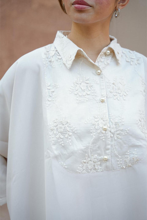 NAHLA KAFTAN IN PEARL