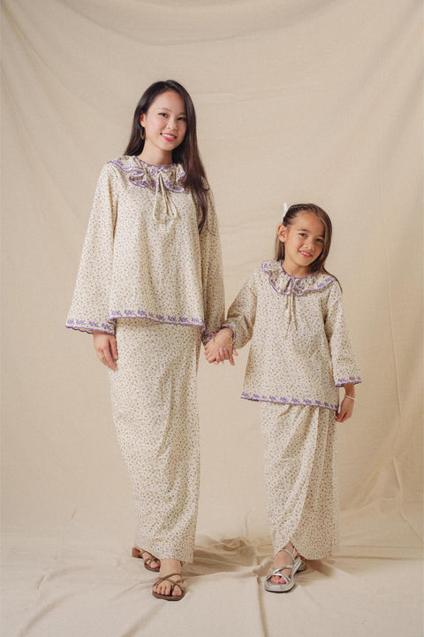 BLOOM KURUNG IN VIOLET