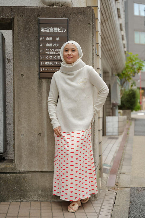 CLASSIC TURTLENECK TOP IN STONE