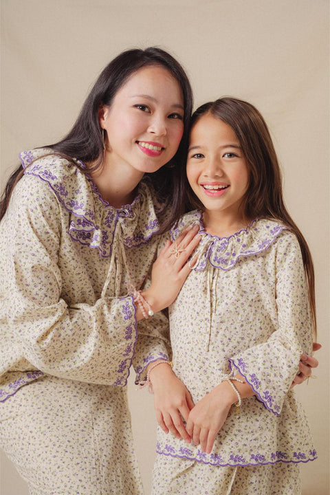BLOOM KURUNG IN VIOLET
