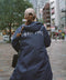 LONG PARKA IN NIGHT BLUE