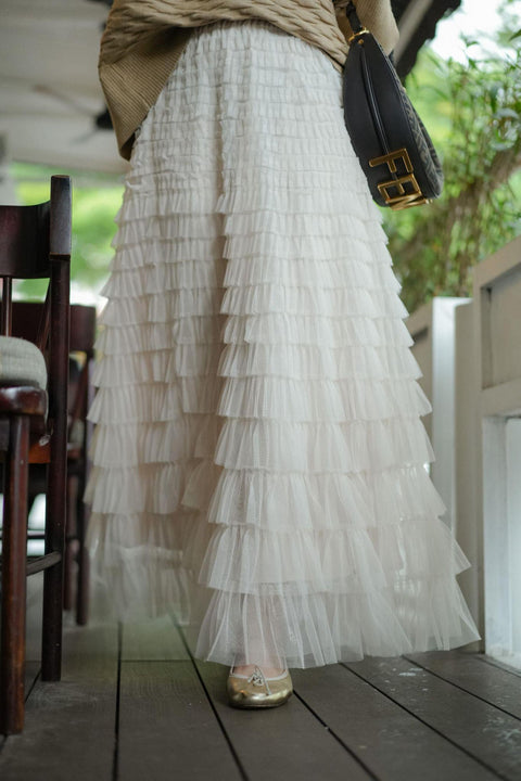 DREAM SKIRT IN PEARL