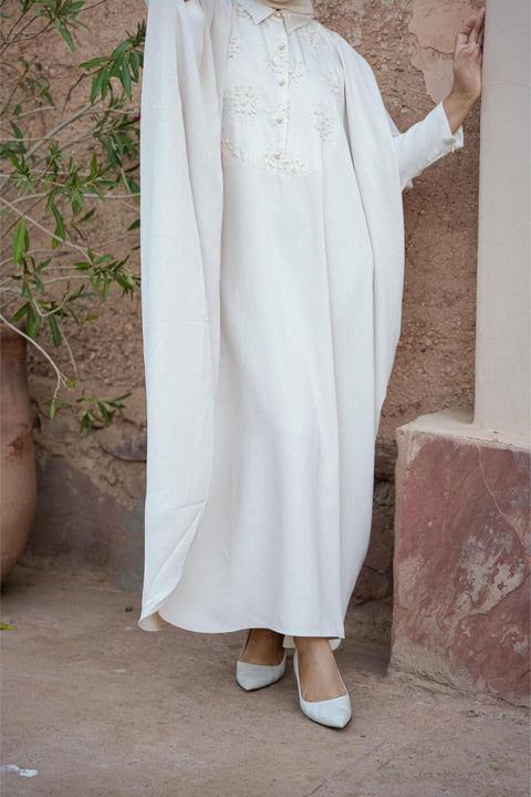 NAHLA KAFTAN IN PEARL