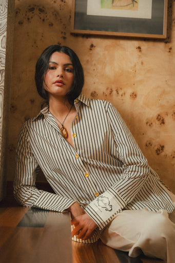 HEMINGWAY SHIRT IN INK