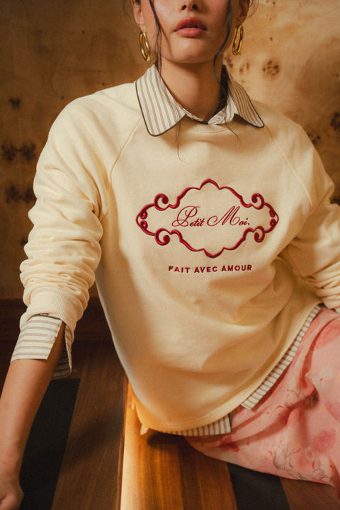 THE MUSE JUMPER IN ECRU