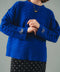 NUVOLA KNIT SWEATER IN BLEU ELECTRIQUE