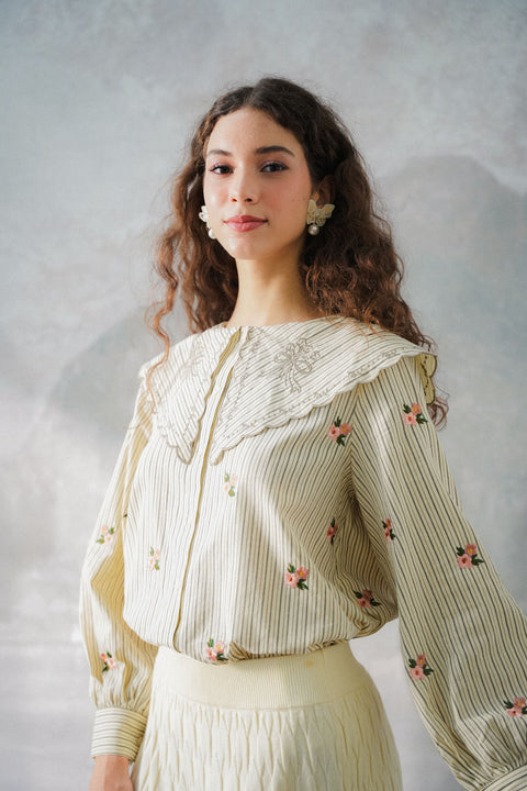 VALENTINA SHIRT IN DOVE BLOSSOM