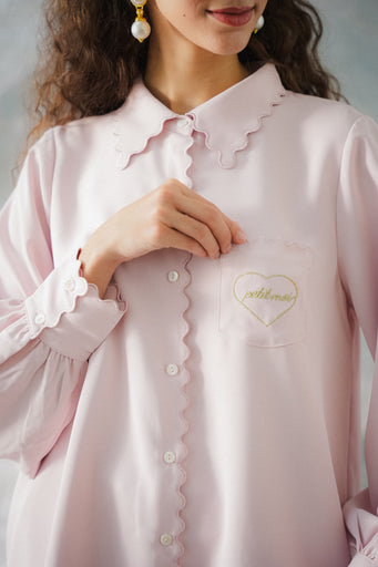 BIANCA SHIRT IN ROSE QUARTZ