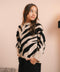 VICKY KNIT SWEATER IN ZEBRA (KIDS)