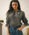 SERENDIPITY BLOUSE IN NOIR GINGHAM