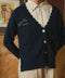 CLASSIC CARDI IN BLEU MARINE