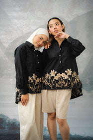 CONTESSA SHIRT IN MIDNIGHT FLORAL