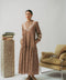LUNDI DRESS IN BRUNETTE