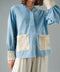 ANAIS BLOUSE IN CHAMBRAY LACE
